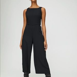 Black Écoulement Jumpsuit